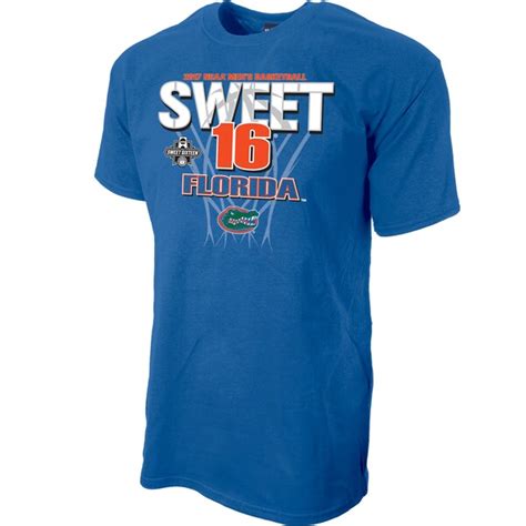 Florida Gators Blue 84 2017 Ncaa Mens Basketball Tournament Sweet 16 Bound T Shirt Royal