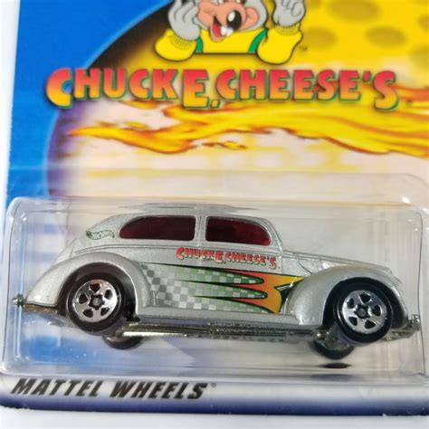 Hot Wheels Fat Fendered 40s Ford 2 Door Silver 2001 Chuck E Cheese Promo New EBay