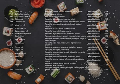 Carte Et Menus Sushi Yoi Srl San Donato Milanese Thefork