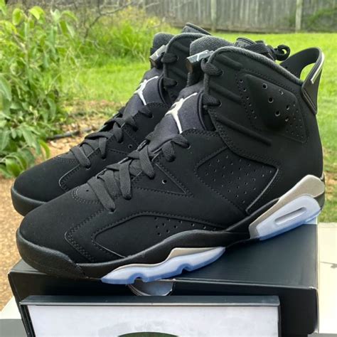 Air Jordan 6 Black Metallic Silver Dx2836 001