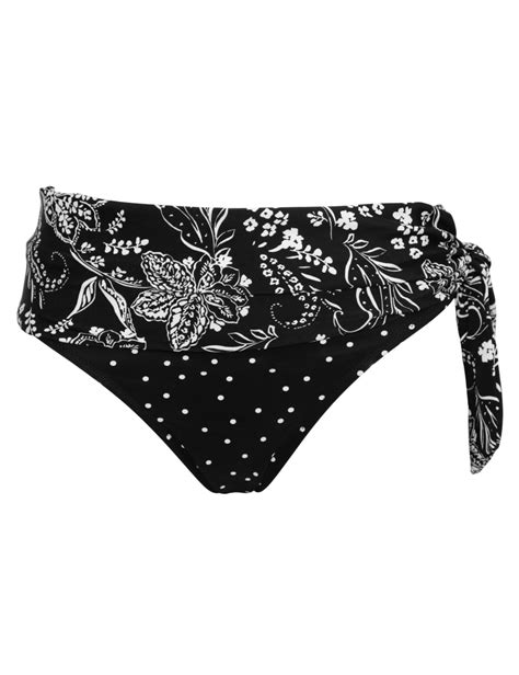 Getaway Roll Top Bikini Bottoms Pour Moi M S