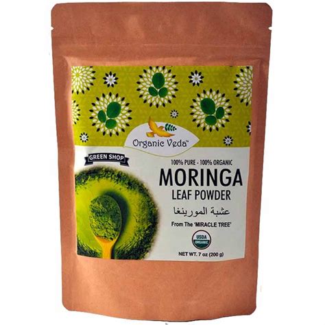 Organic Moringa Leaf Powder Organic Gluten Free And Vegan