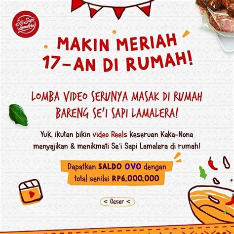 Lomba Video Serunya Masak Di Rumah Berhadiah Saldo Ovo Total Juta