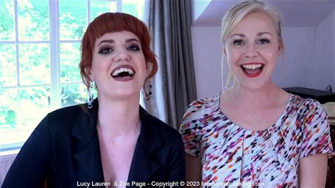 Lucy Lauren And Zoe Page Talk Spanking Exclusive Behind The Scenes Interview Video