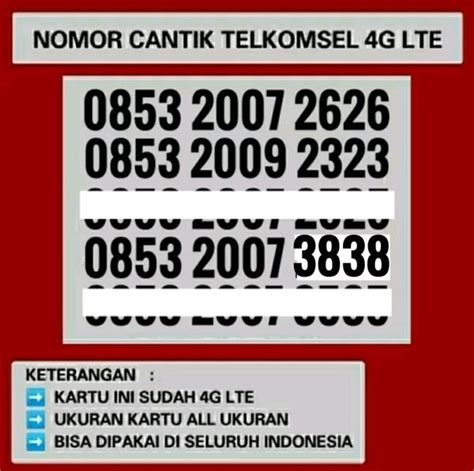 Jual Kartu Perdana As Nomor Cantik Nomor Cantik Simpati Loop Indosat