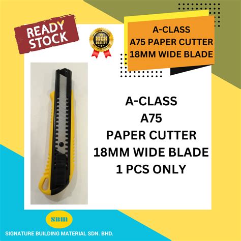 A Class A75 18mm Wide Blade Paper Cutter Knife Utility Cutter Utility