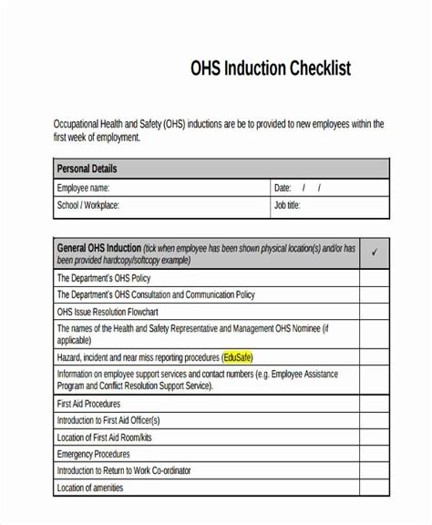 General Contractor Checklist Template