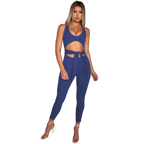 2018 Women Sexy Backless One Piece Sportswear Yoga Sets Leggings Gym Fitness Clothing Suit For