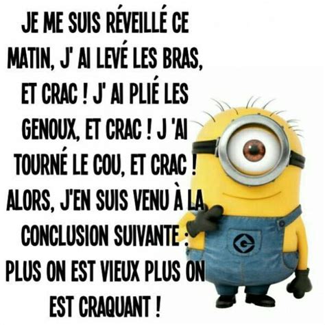 Les Images Drôles Minion humour Blague pour rire Citation minion