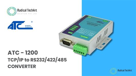 ATC 1200 TCP IP To RS232 422 485 CONVERTER PART 1RadicalTechArt I