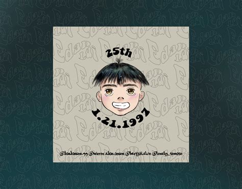 edan lui birthday project logo design  behance