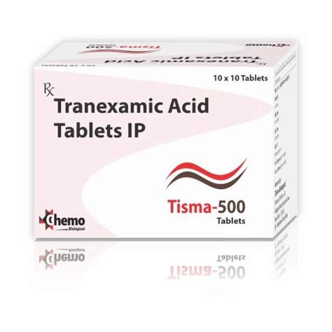 Tranexamic Acid Tablets Ip At ₹ 1946box ट्रैनेक्सैमिक एसिड टैबलेट In