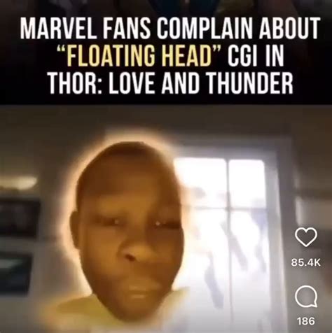 MARVEL FANS COMPLAIN ABOUT FLOATING HEAD CGI IN THOR LOVE AND