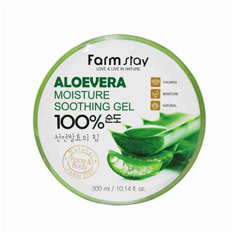 Farmstay Aloe Vera Moisture Soothing Gel 300ml Korean Skincare K