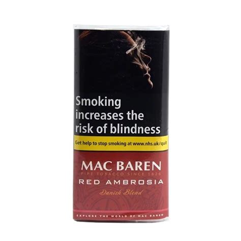 Mac Baren Red Ambrosia Pipe Tobacco X G Packs Havana House Mac Baren