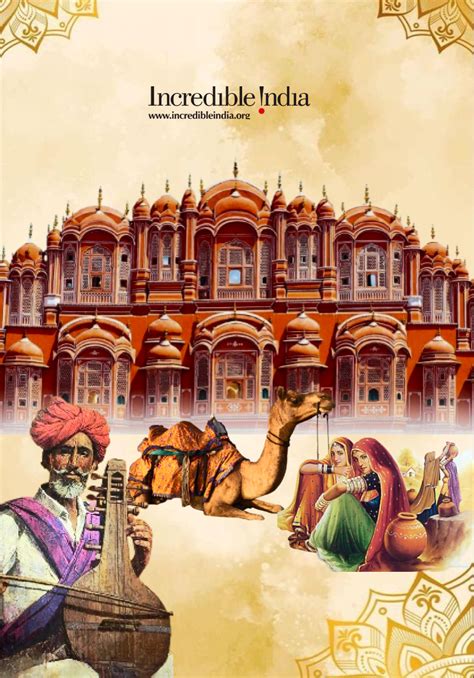 Incredible India : Rajasthan Welcoming poster design by Anushree Nandi ...