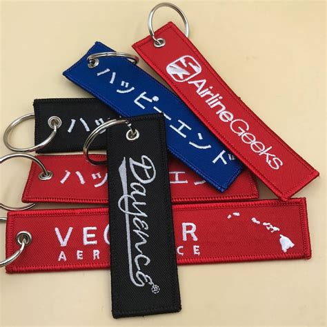 200 Aviation Keychains Custom Fabric Keychain Motorcycle Etsy