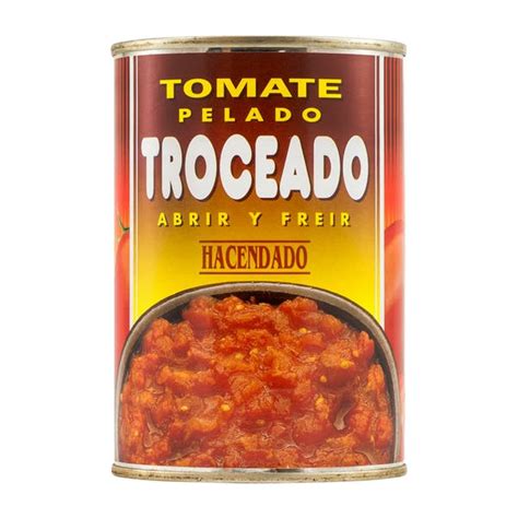 Tomate Troceado Pelado Hacendado 2025