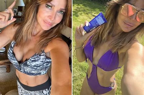 Lizzie Cundy Trades Underwear For Face Masks In Pulse Racing Nearly Naked Display Daily Star