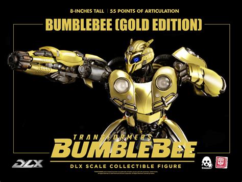Transformers: Bumblebee – DLX Bumblebee (Gold Edition). – threezero store