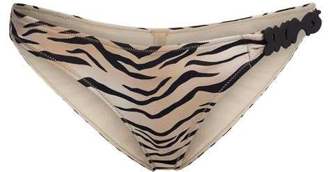 Skims Logo Bikini Bottom In White Lyst