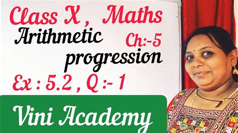 Class X Maths Ch Arithmetic Progression Ex Q Cbse Ncert