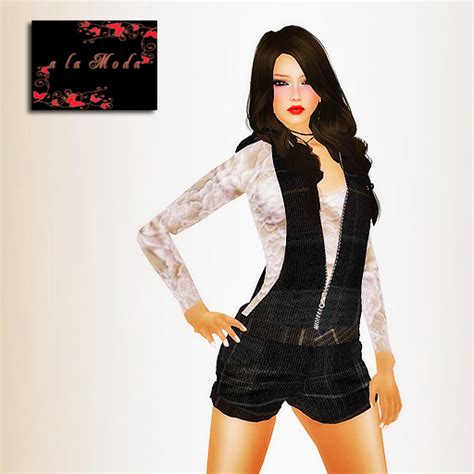 Second Life Marketplace Plaid Jumper Outfit