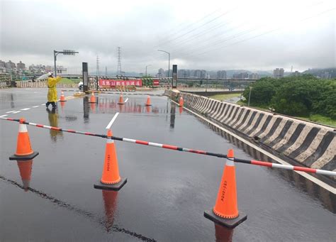 豪大雨造成二重疏洪道積、淹水 請提早配合改道