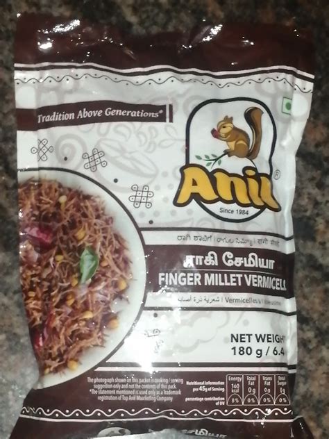 Anil Foods Ragi Vermicelli Gm Pack Of Amazon In Grocery