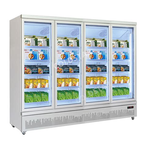 2022 Commercial 4 Glass Door Display Upright Freezer For Sales China Freezer For Sales And