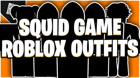 Squid Game Roblox Outfits Youtube