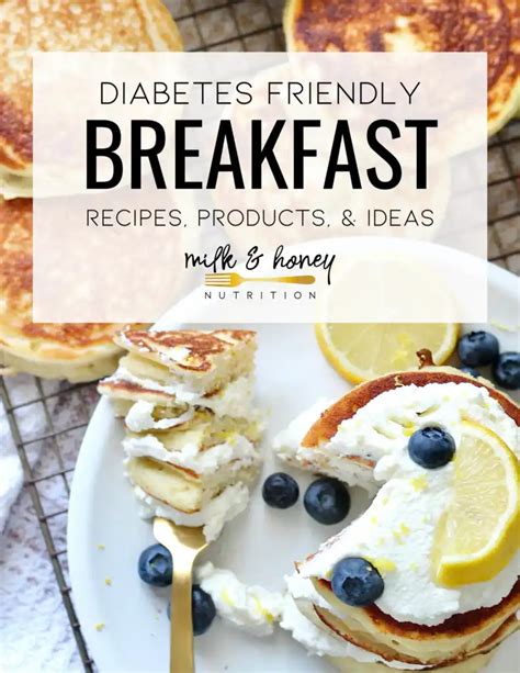 Healthy Diabetes Breakfast Ideas, Products & Recipes | Milk & Honey ...