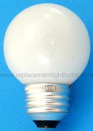 GE 40GM W 40W 120V White Globe Glass Lamp Replacement Light Bulb