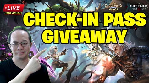 Saturday Night Stream With Check In Pass Giveaway Summoners War Youtube