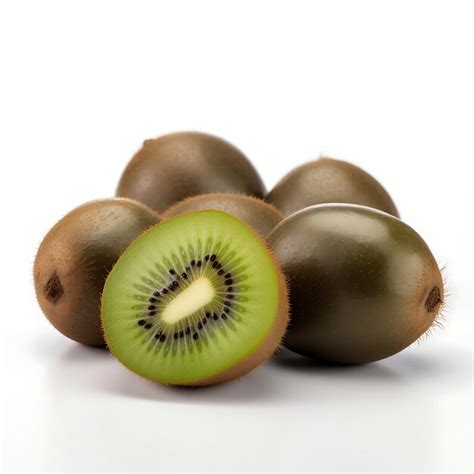 Premium AI Image Kiwis Fruit Isolated On White Background