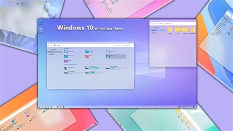 The White Glass Theme For Windows 10 2021 Youtube