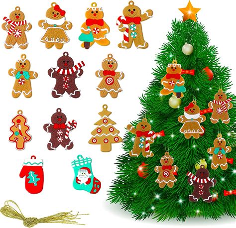 Amazon Simarro Pcs Gingerbread Man Christmas Ornaments