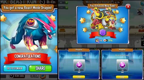 180 Dragon City Get A New Beast Mode Dragon Received 280 Gems