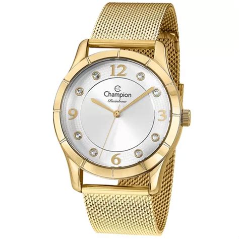 Reloj Dorado Para Mujer Champion Elegance Cn M Mercadolibre