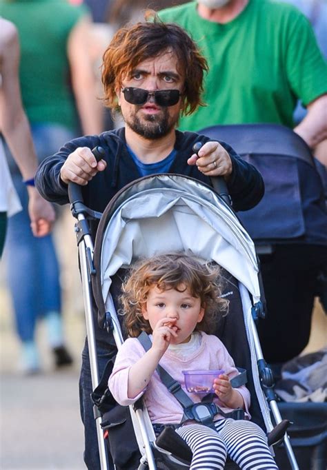 Peter Dinklage Out For A Walk With His Daughter | Celeb Baby Laundry