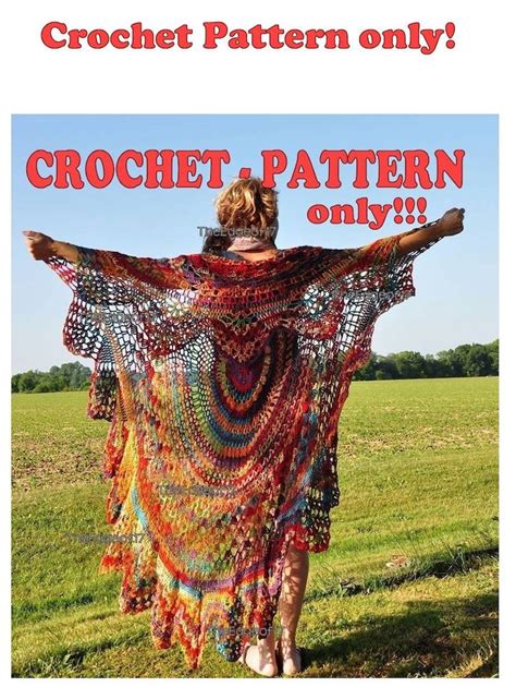 Boho Vest Pattern Crochet Bohemian Vest Circle Vest Etsy Boho