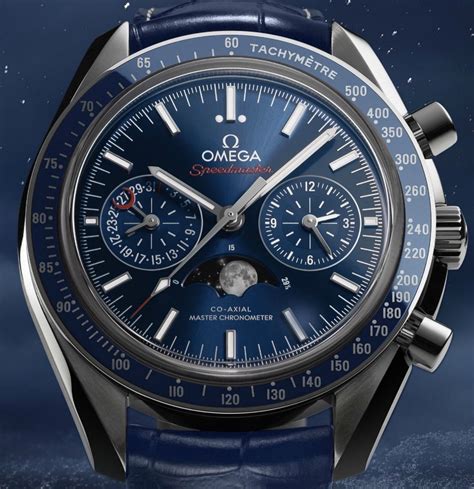 Omega Speedmaster Moonphase Chronograph Master Chronometer Watch For ...