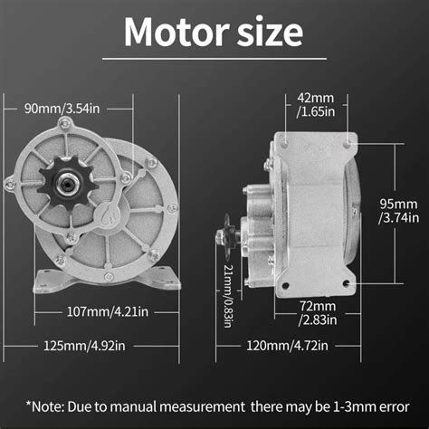 Kunray My1018 2 24v 450w Brushed Dc Decelerating Motor Ebike Conversion