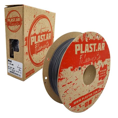 Filamento Para Impressora D Pla Cinza Mm Kg Plast Ar Printalot