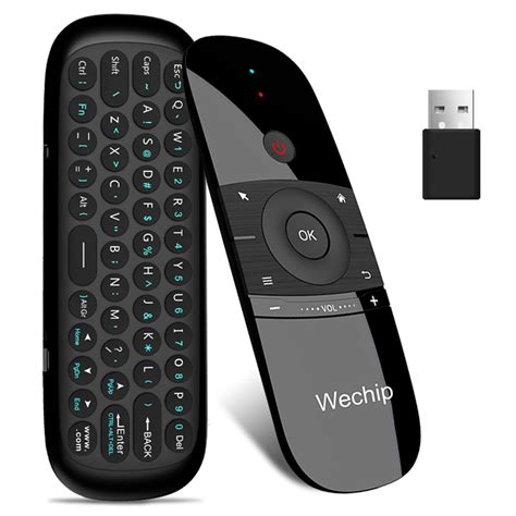 Buy Air Remote,WeChip 2.4G Wireless Keyboard W1 Remote Control for ...