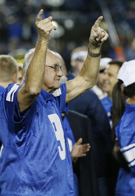 Jim Mcmahon Graciously Accepts High Honors From Byu Administrators