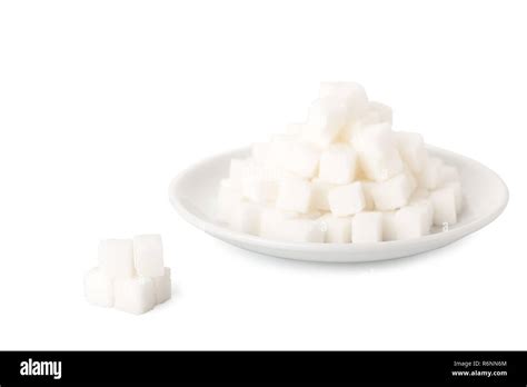 White Sugar Cubes Stock Photo Alamy