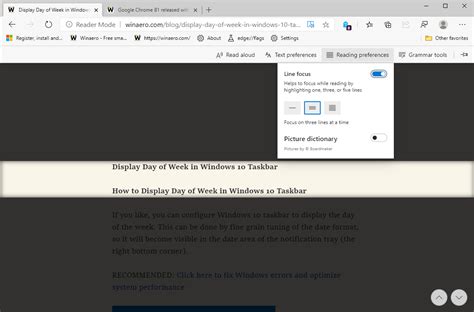 Enable Immersive Reader Mode In Microsoft Edge Chromium