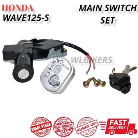 HONDA WAVE125S WAVE125 S MAIN SWITCH SET KUNCI MOTOR HOT ITEM Lazada