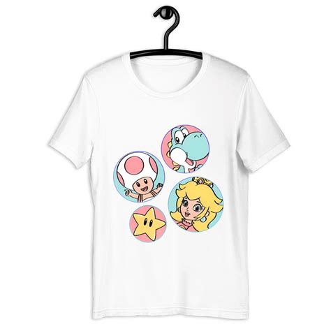 Mario Princess Girls Shirt Princess Peach Mario Shirt Princess Peach